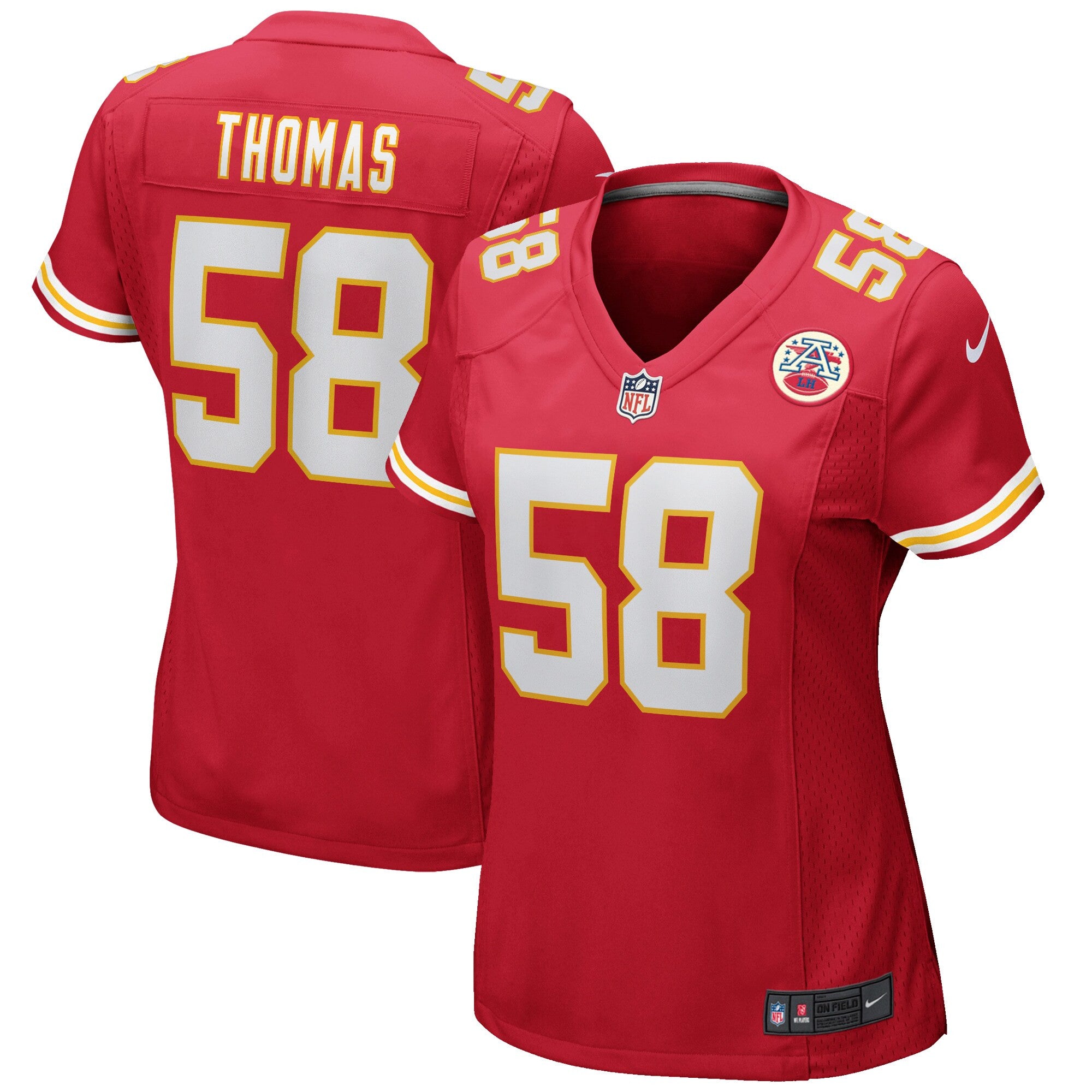 Derrick Thomas Kansas City Chiefs red Game jersey
