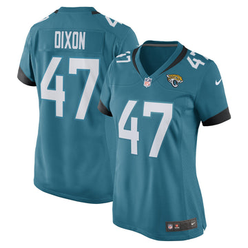 De'shaan Dixon Jacksonville Jaguars teal Game jersey