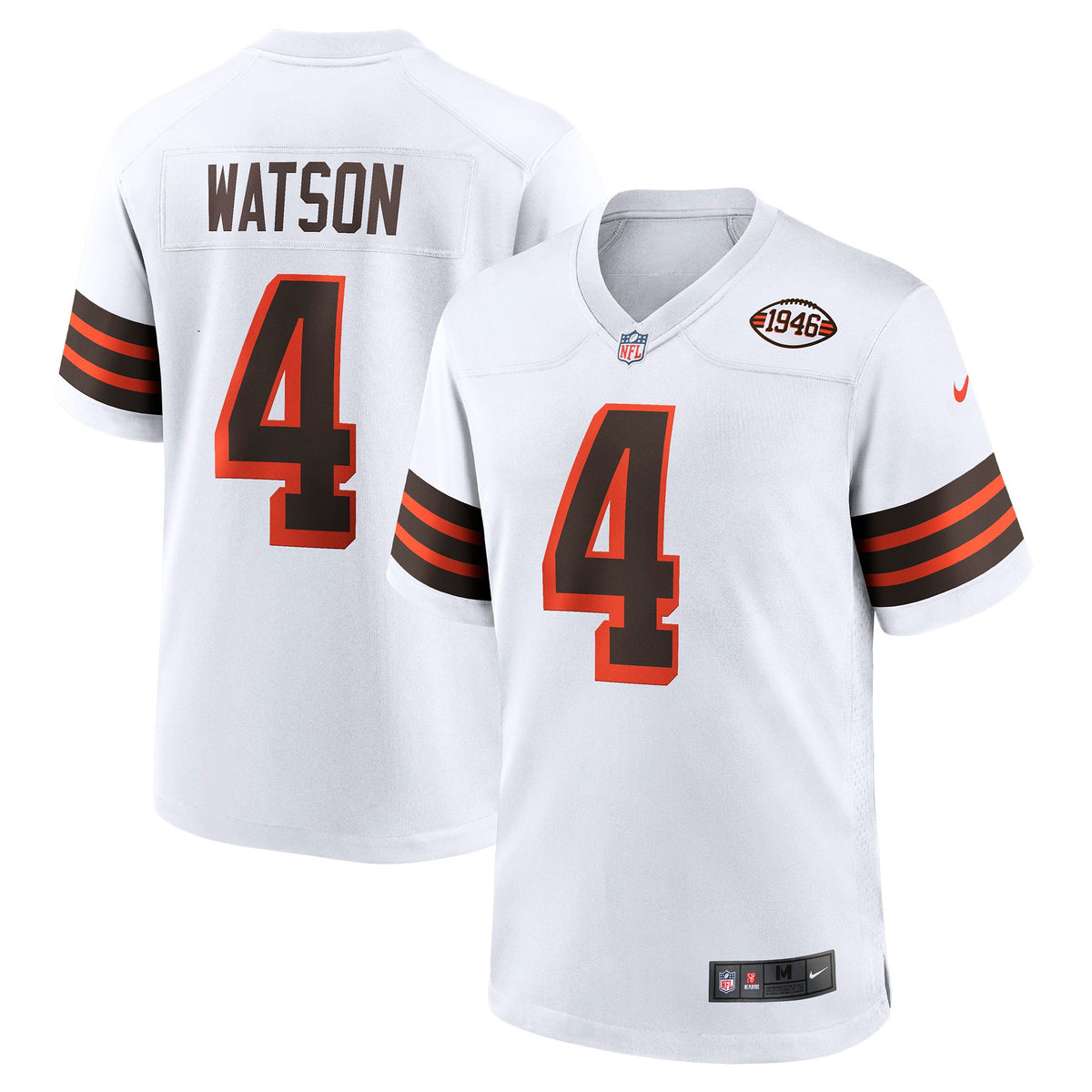 Deshaun Watson Cleveland Browns white Alternate jersey