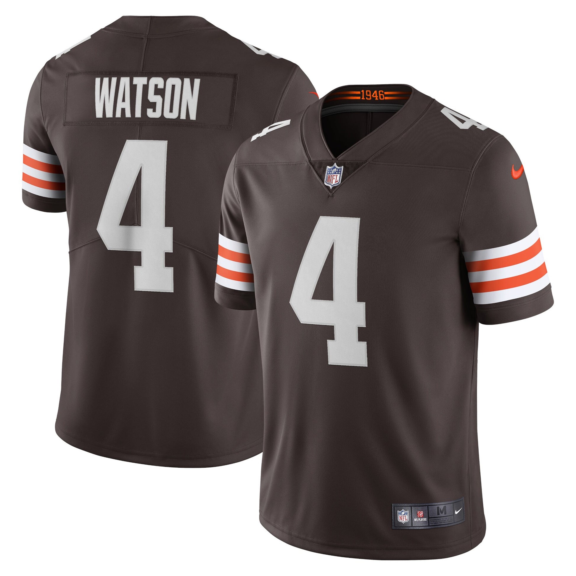 Deshaun Watson Cleveland Browns brown Vapor jersey