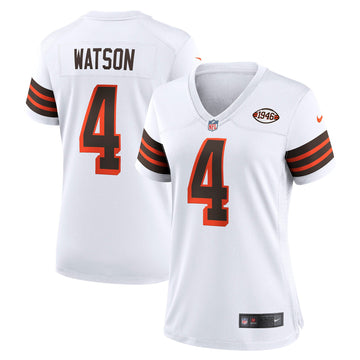 Deshaun Watson Cleveland Browns white jersey