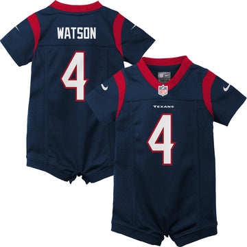 Deshaun Watson Romper Houston Texans navy jersey