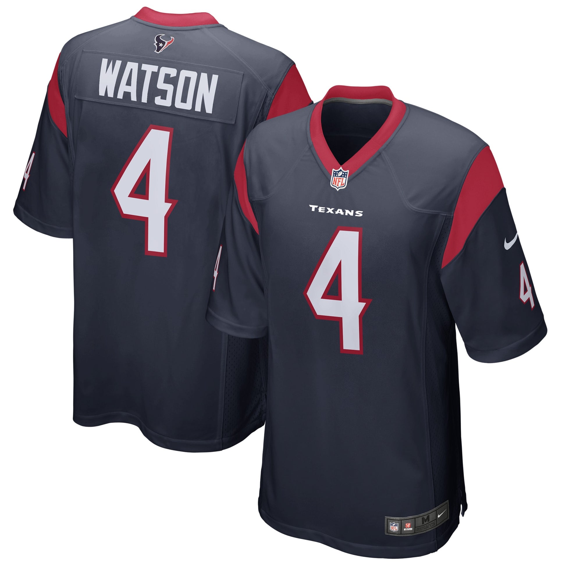 Deshaun Watson Houston Texans navy jersey