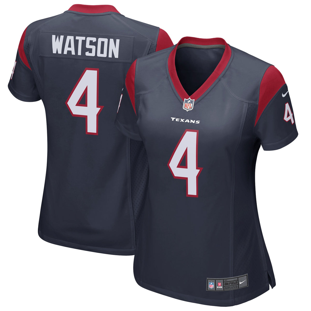 Deshaun Watson Houston Texans navy Game jersey