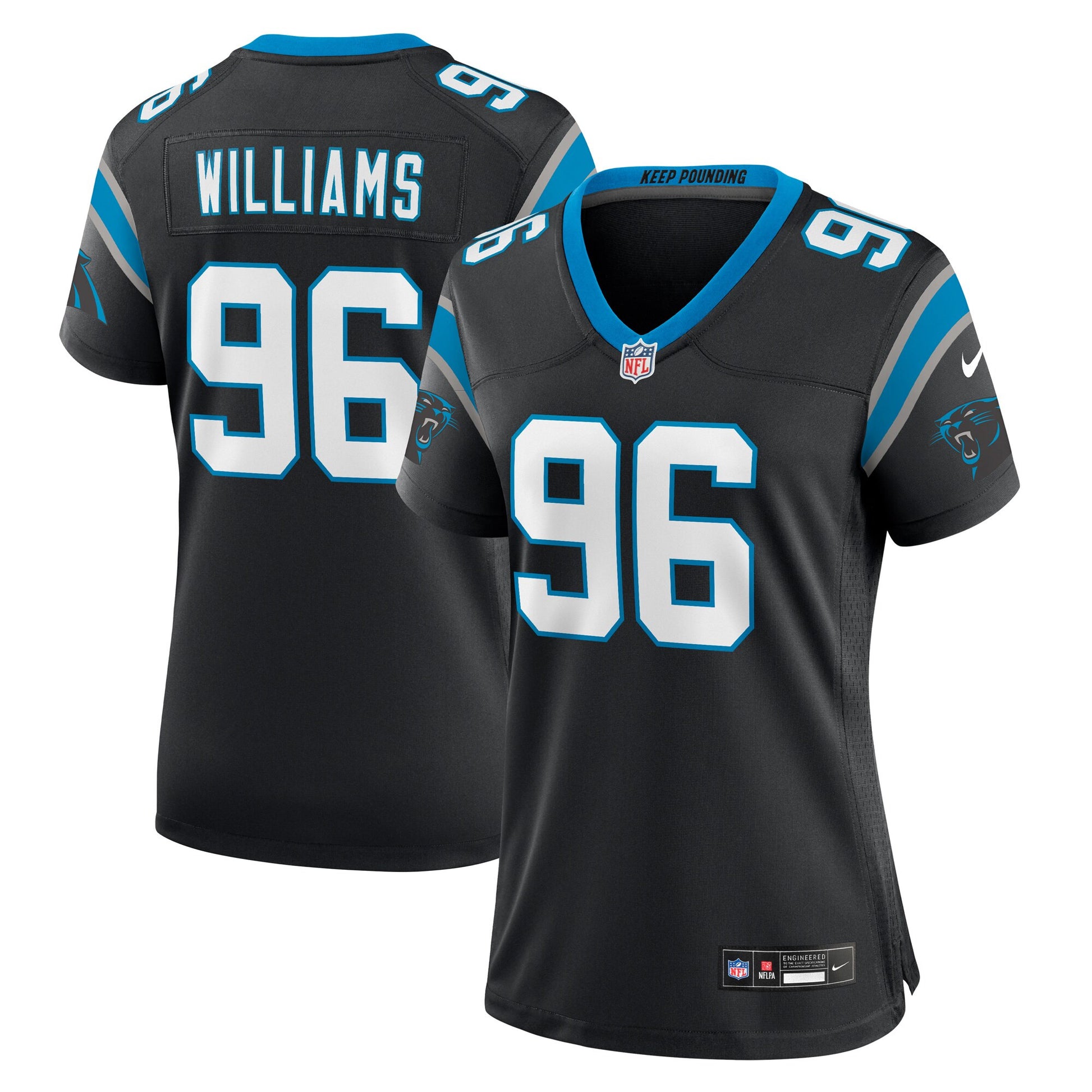 Deshawn Williams All Carolina Panthers black jersey