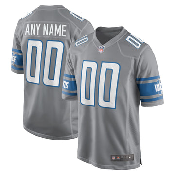 Detroit Lions gray Alternate jersey