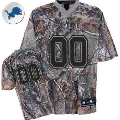 Custom Detroit Lions camo Camo jersey