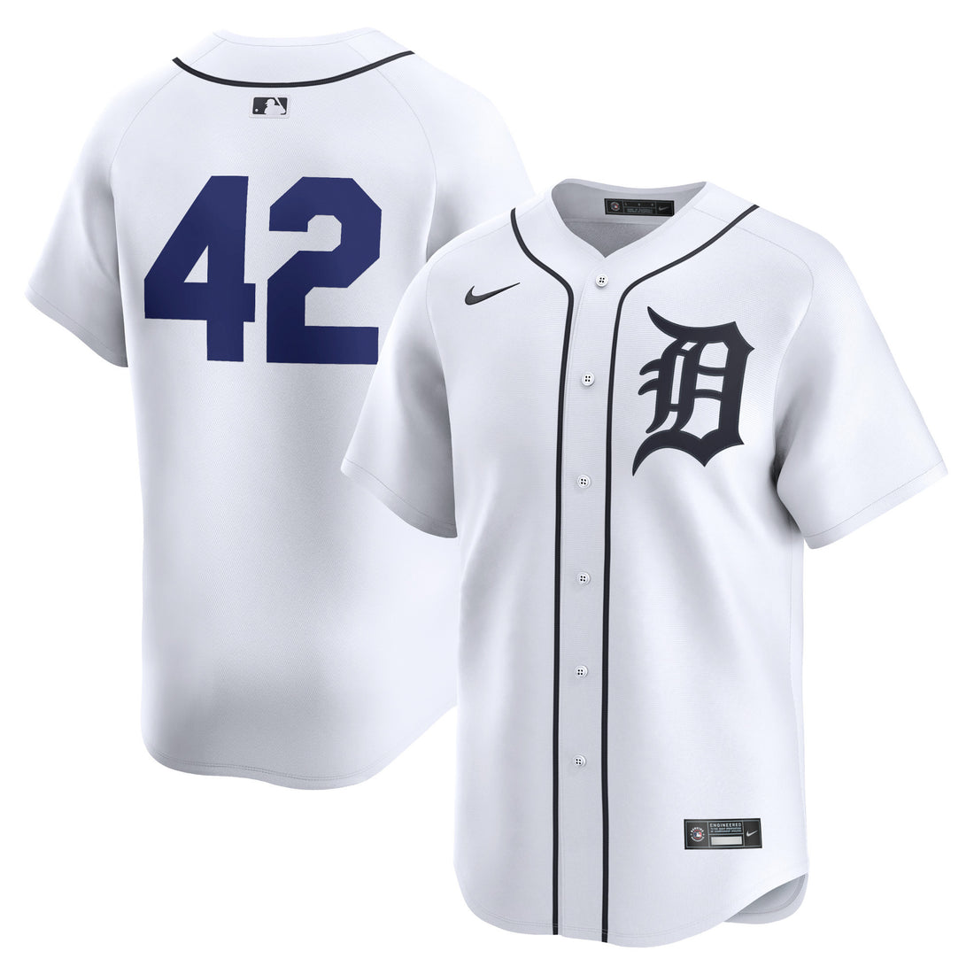 Detroit Tigers white Limited jersey