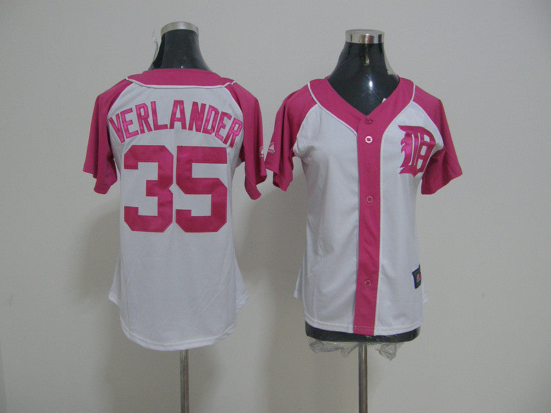 Verlander Detroit Tigers pink jersey