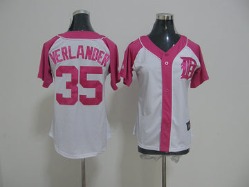 Verlander Detroit Tigers pink jersey