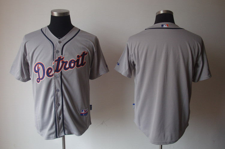 Custom Detroit Tigers grey jersey