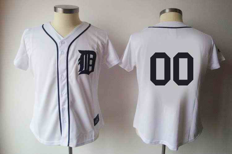 Custom Detroit Tigers white jersey