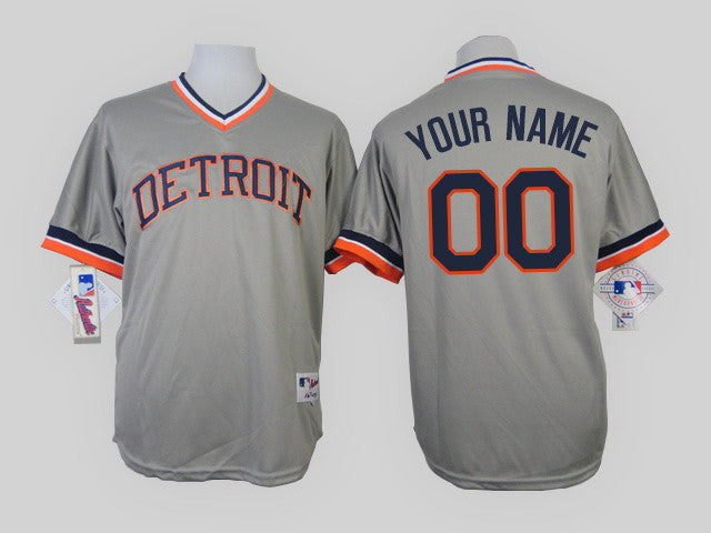Detroit Tigers gray jersey