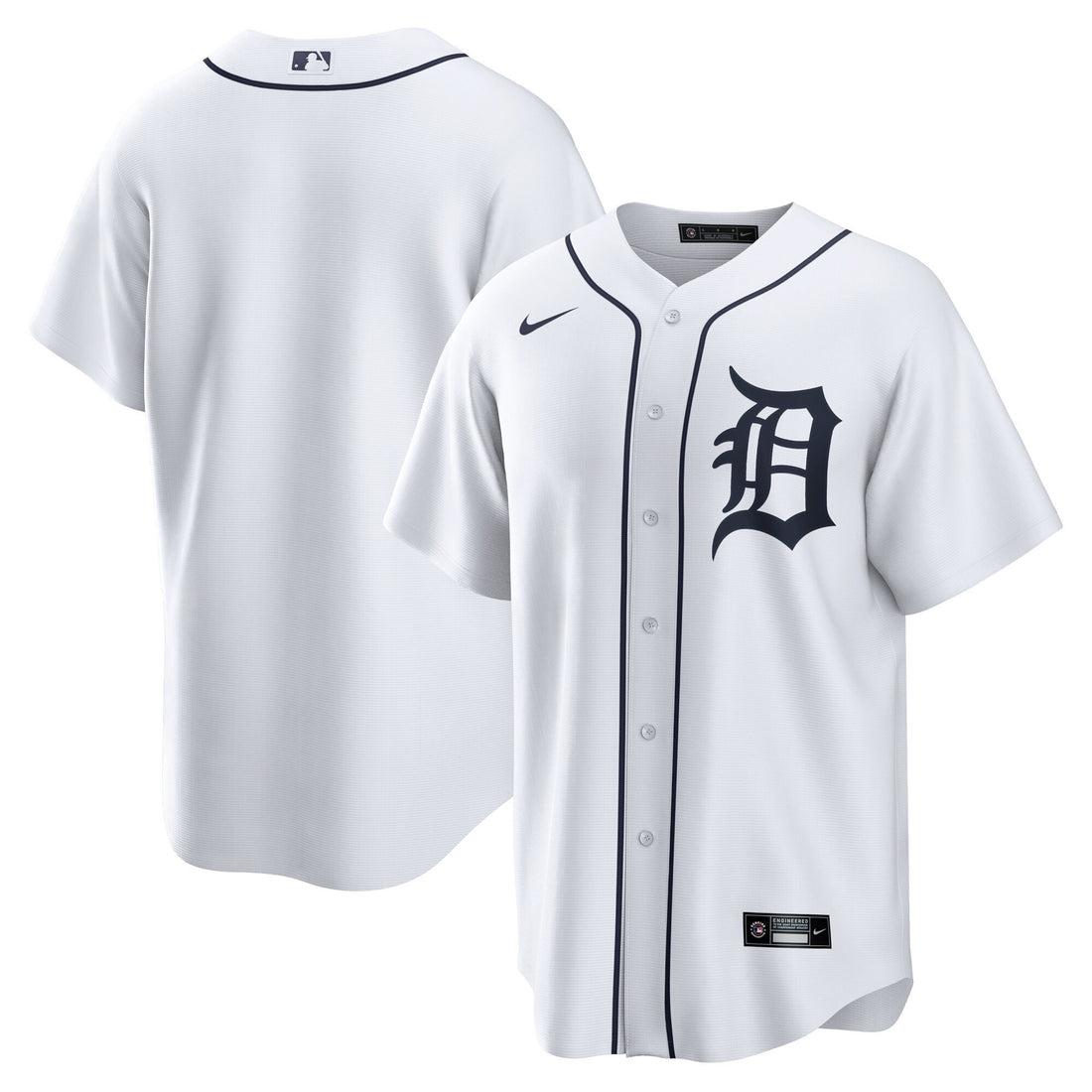 Detroit Tigers white Home jersey