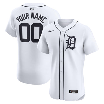 Detroit Tigers white Elite jersey