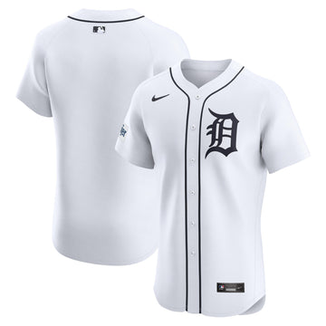 Detroit Tigers white Elite jersey