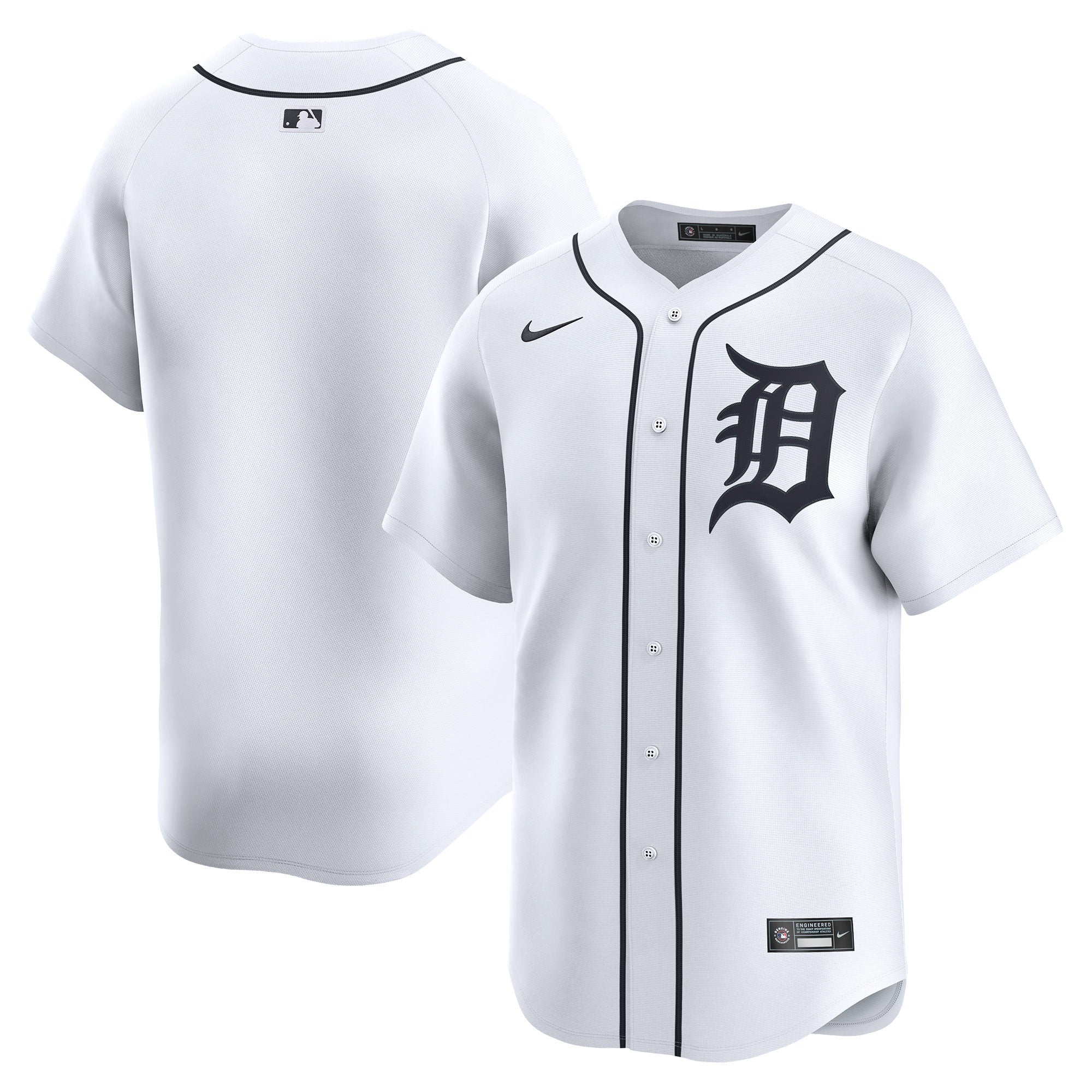Detroit Tigers white Limited jersey
