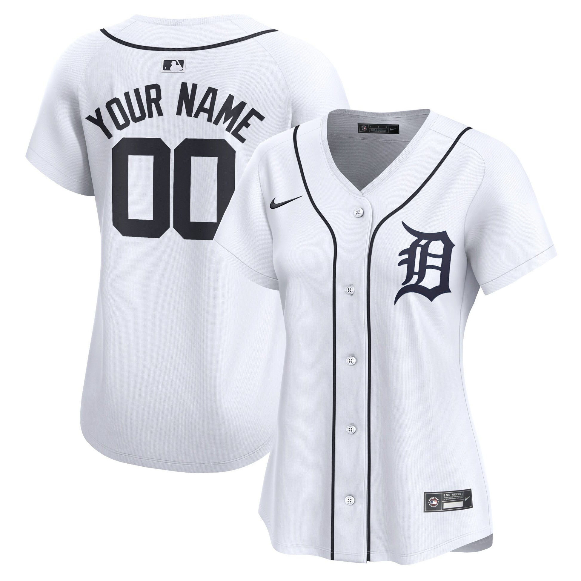 Detroit Tigers white Limited jersey