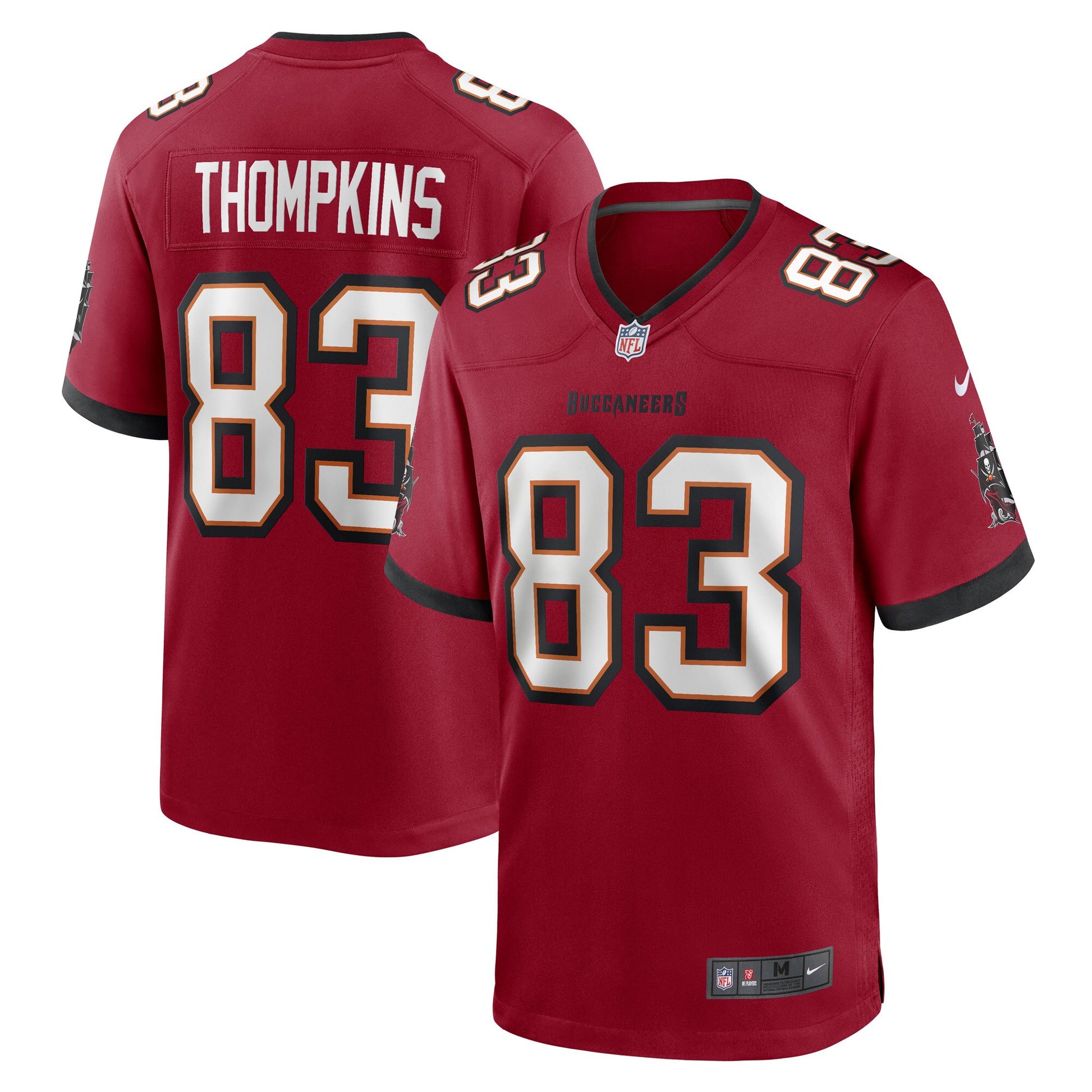 Deven Thompkins Tampa Bay Buccaneers red Game jersey