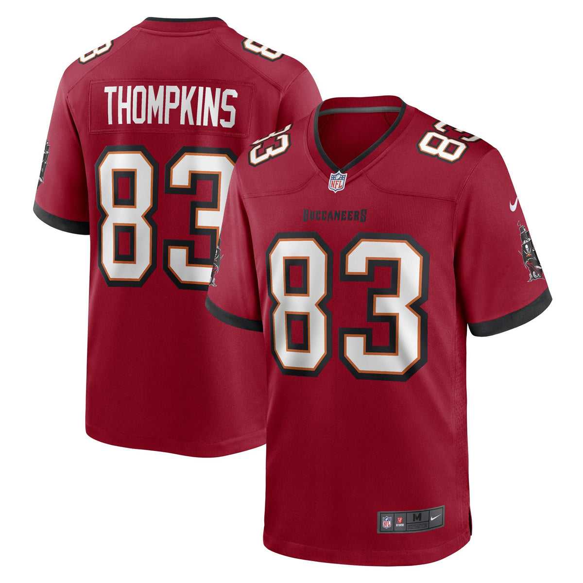 Deven Thompkins Tampa Bay Buccaneers red Game jersey