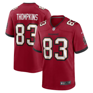 Deven Thompkins Tampa Bay Buccaneers red Game jersey