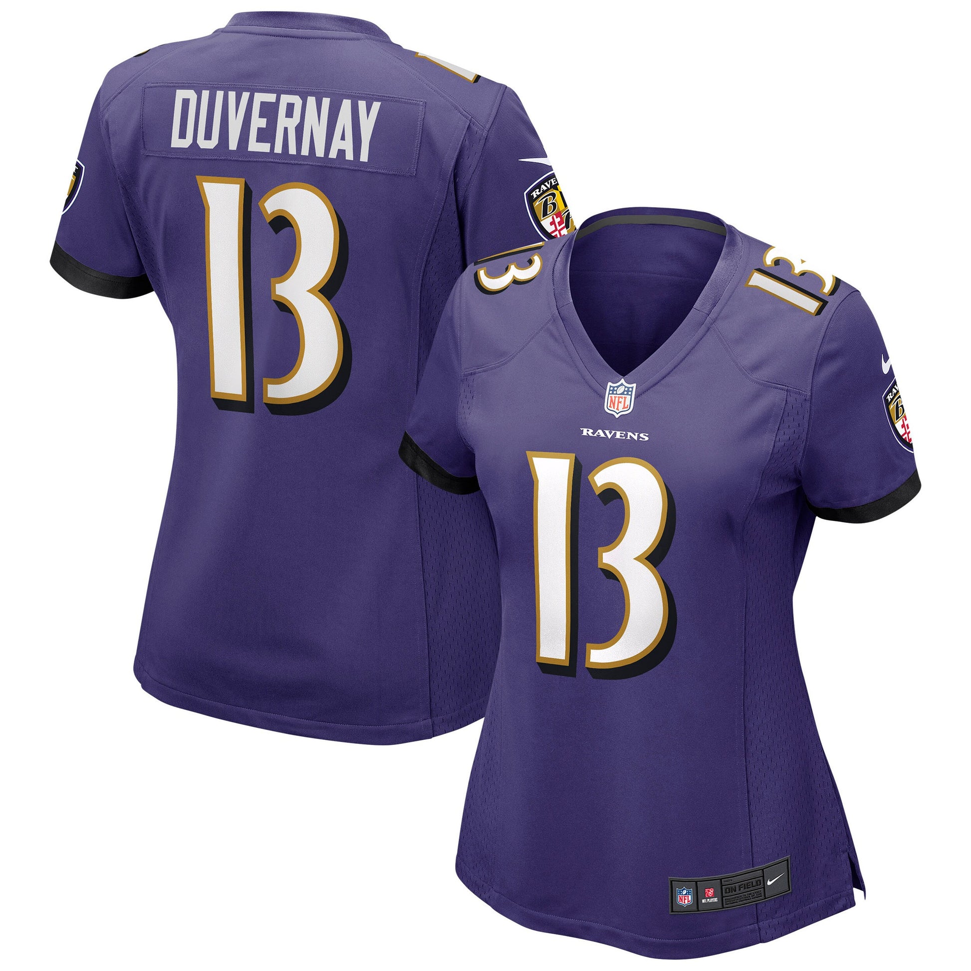 Devin Duvernay Baltimore Ravens purple jersey