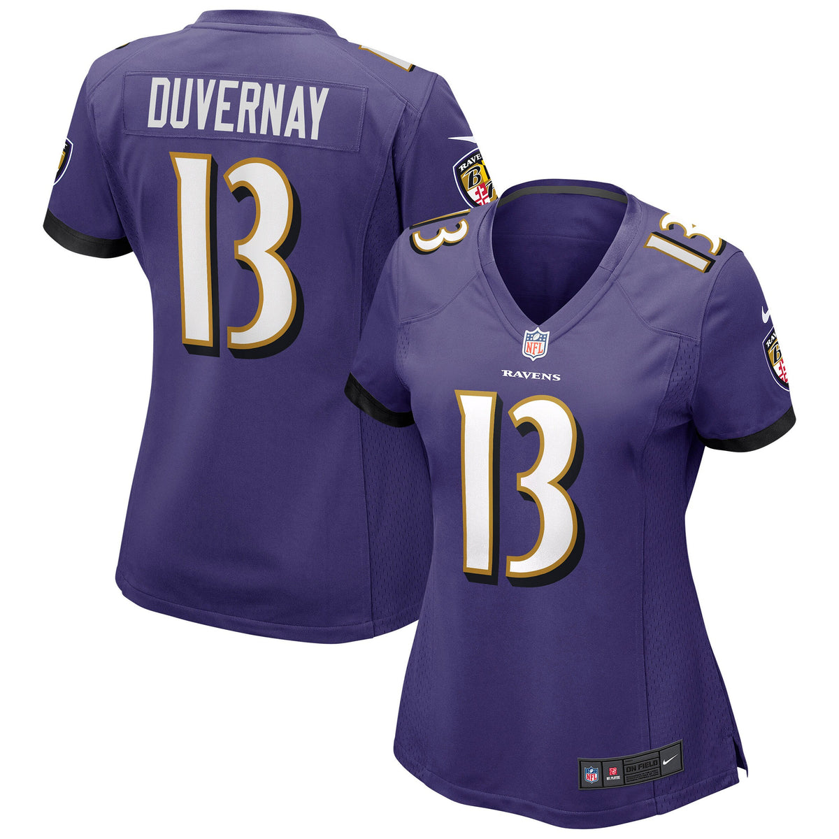 Devin Duvernay Baltimore Ravens purple jersey