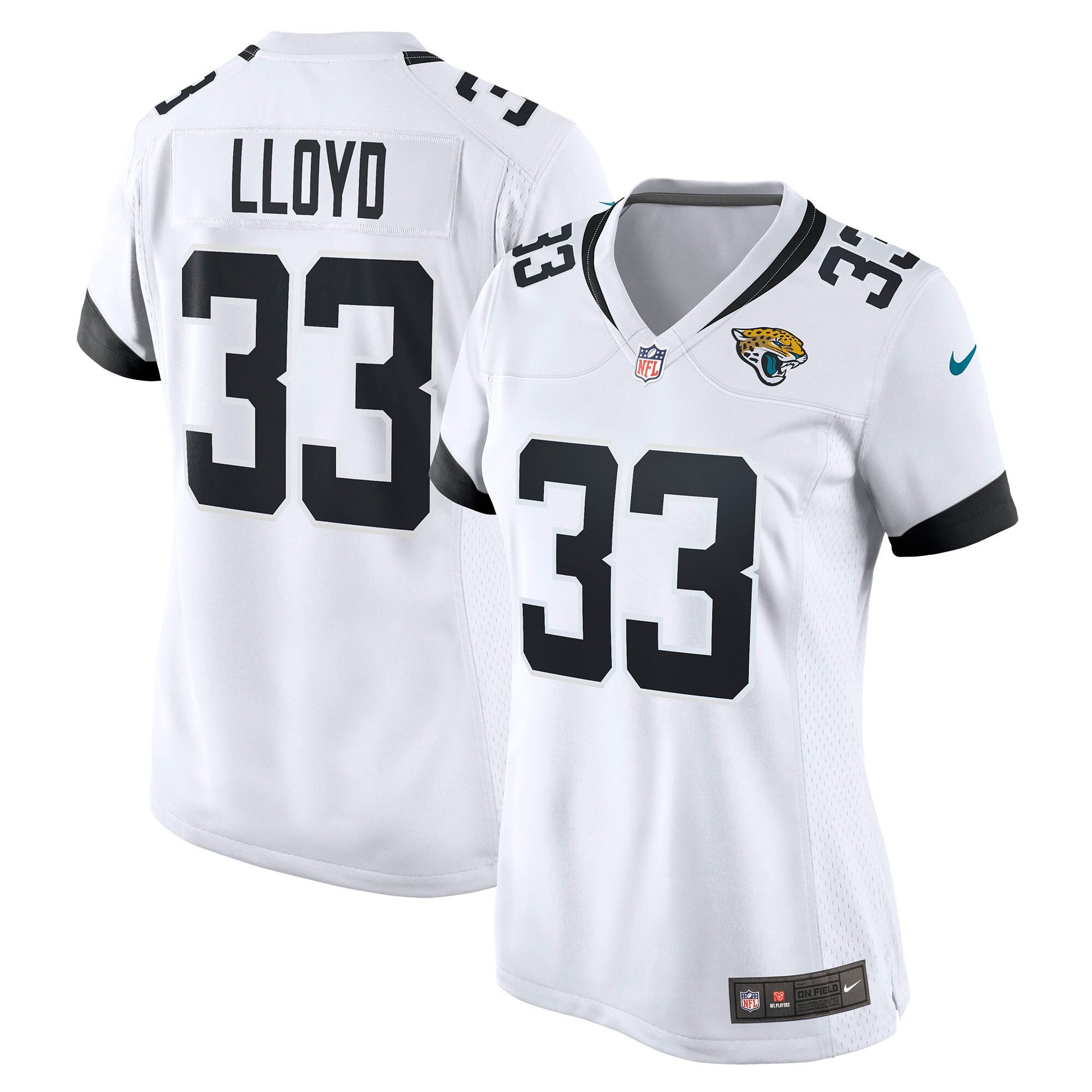 Devin Lloyd Jacksonville Jaguars white Game jersey
