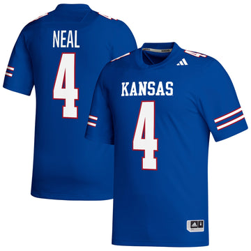 Devin Neal Kansas Jayhawks royal jersey