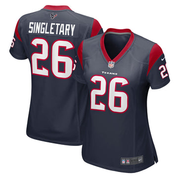 Devin Singletary Houston Texans navy jersey