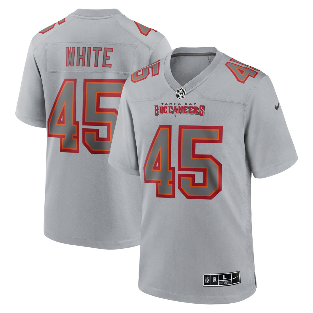 Devin White Tampa Bay Buccaneers gray Fashion jersey