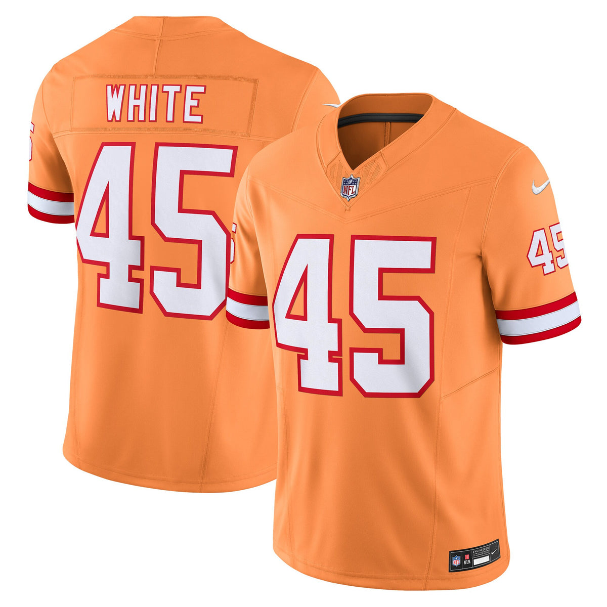 Devin White Tampa Bay Buccaneers orange Limited jersey