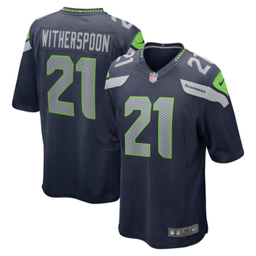 Devon Witherspoon Seattle Seahawks navy jersey