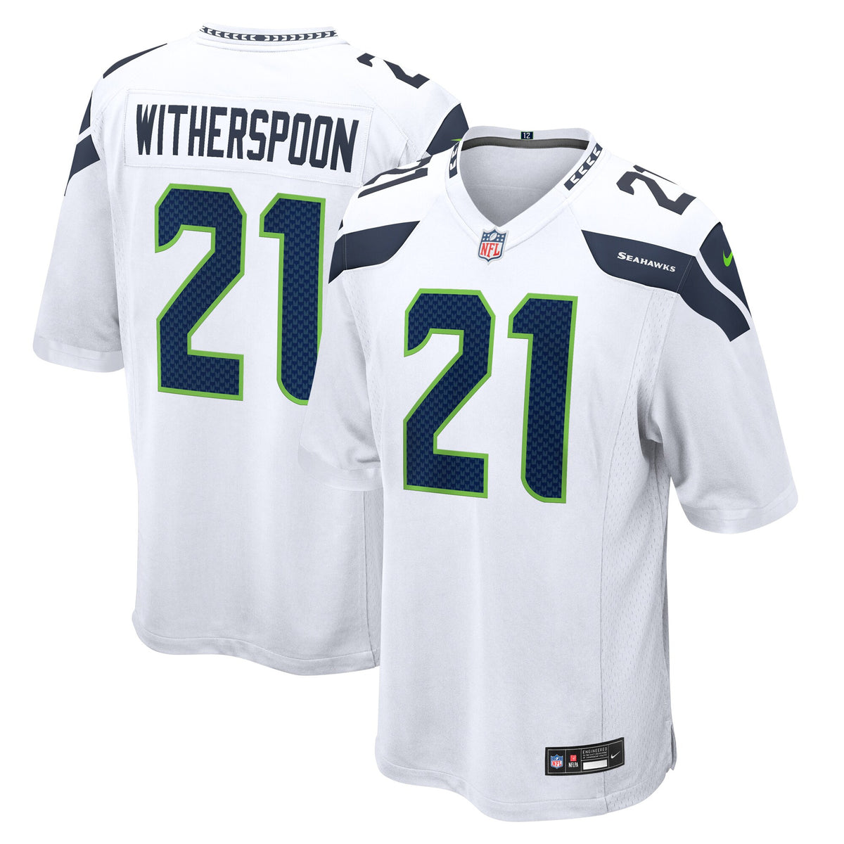 Devon Witherspoon Seattle Seahawks white Away jersey