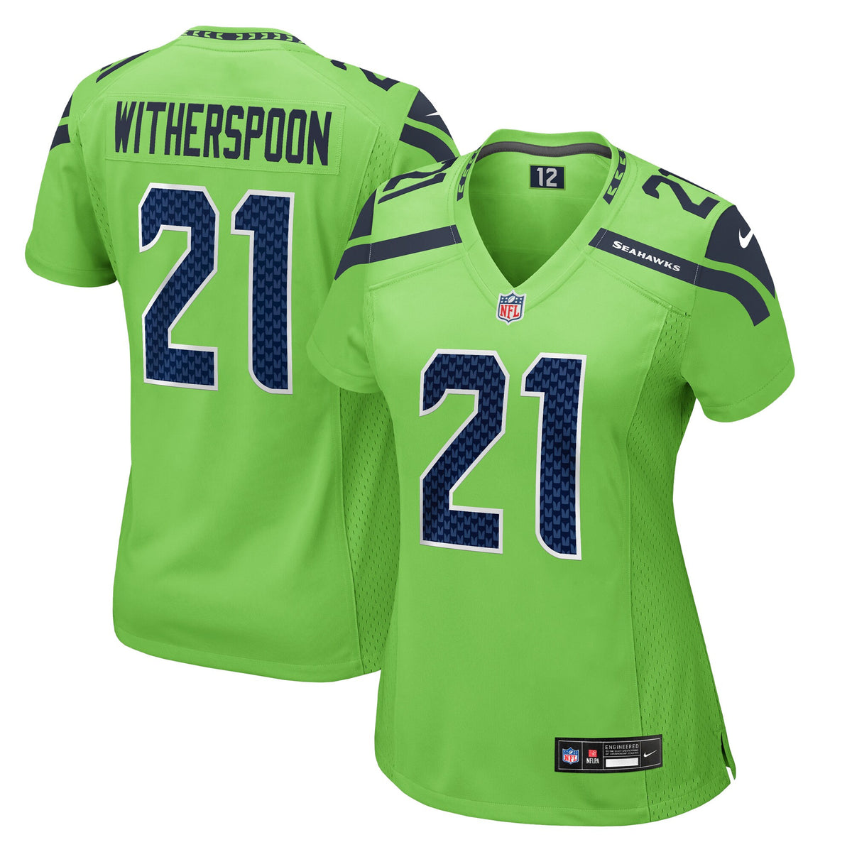 Devon Witherspoon Seattle Seahawks neon jersey