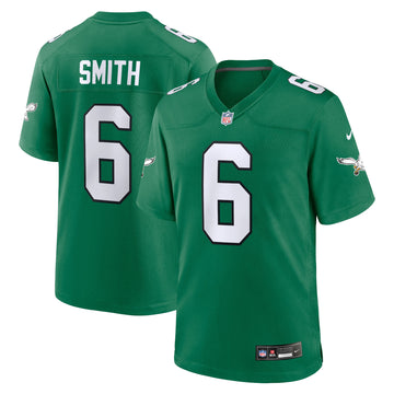 Devonta Smith Philadelphia Eagles green Game jersey