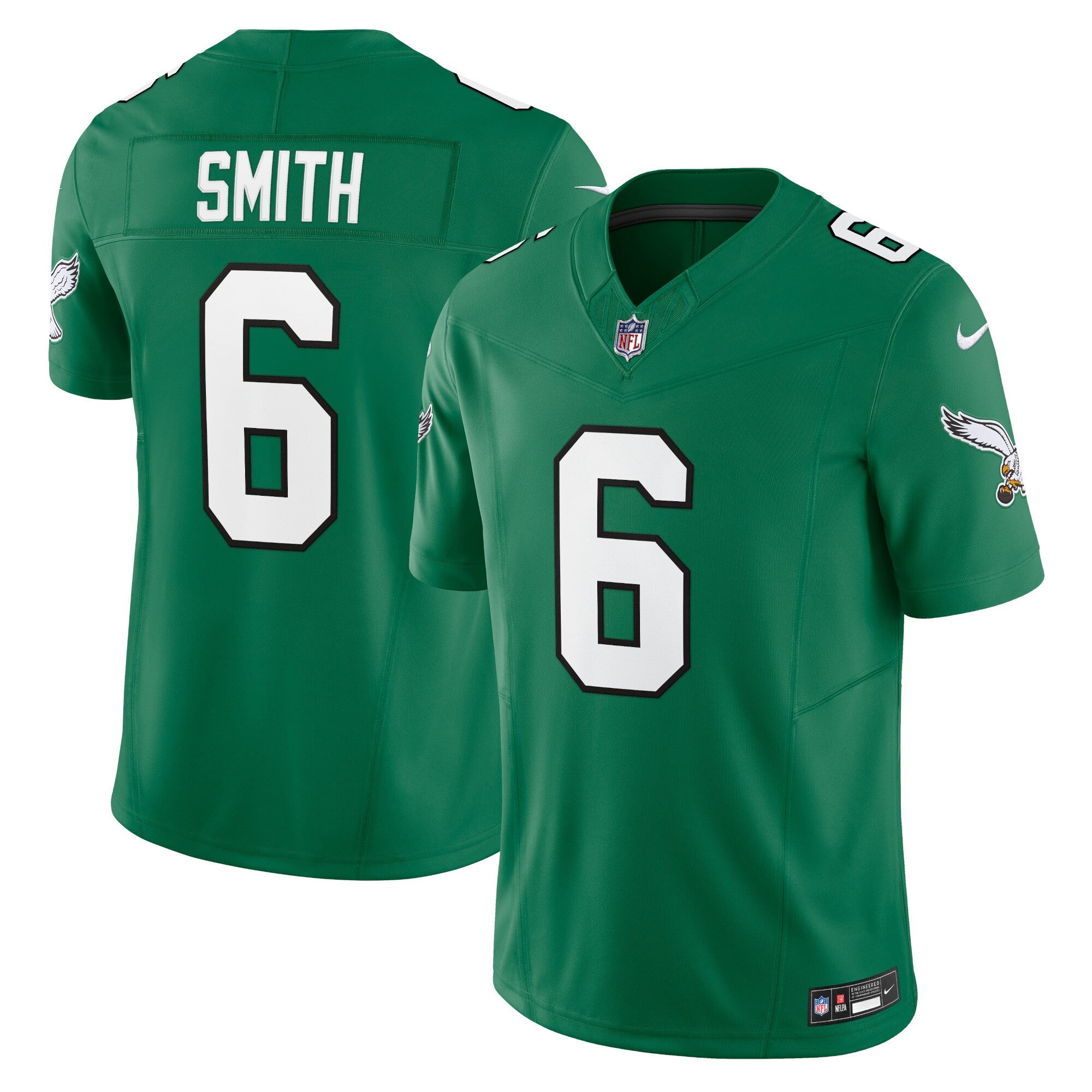 Devonta Smith Philadelphia Eagles green Vapor jersey