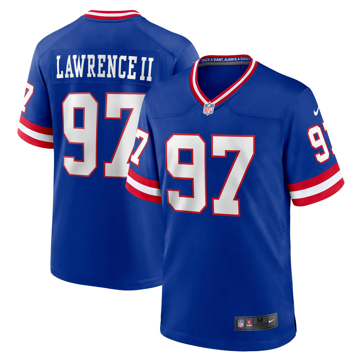 Dexter Lawrence Ii New York Giants royal Game jersey