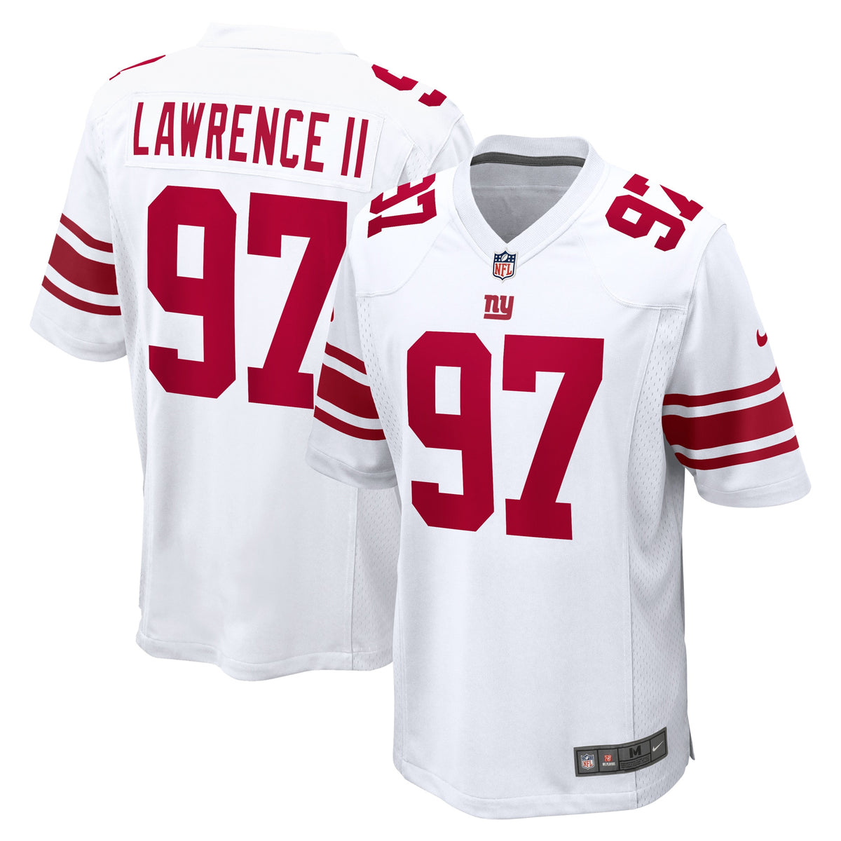 Dexter Lawrence Ii New York Giants white Game jersey