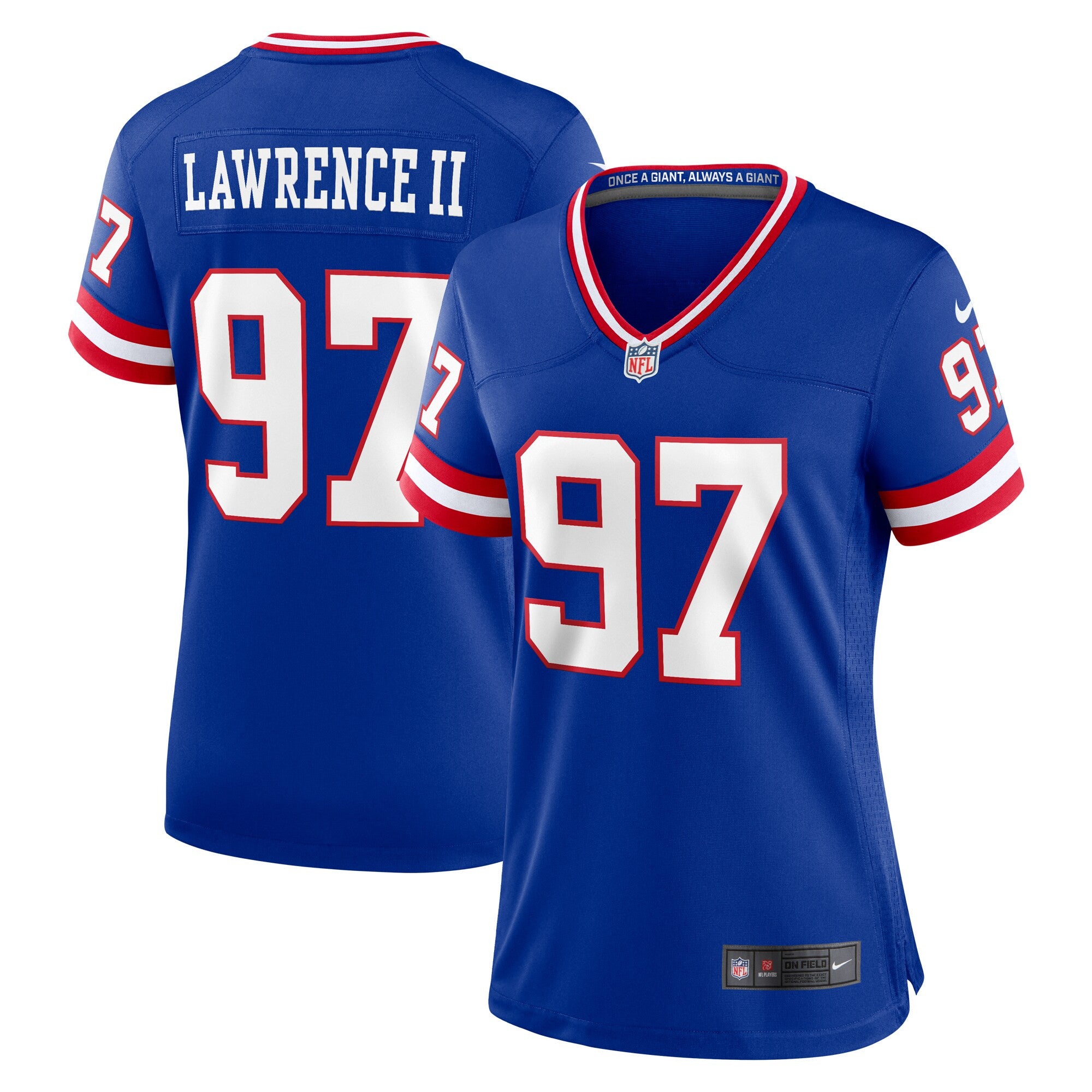 Dexter Lawrence Ii New York Giants royal Game jersey