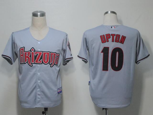 Upton Arizona Diamondbacks grey jersey