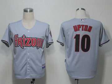 Upton Arizona Diamondbacks grey jersey