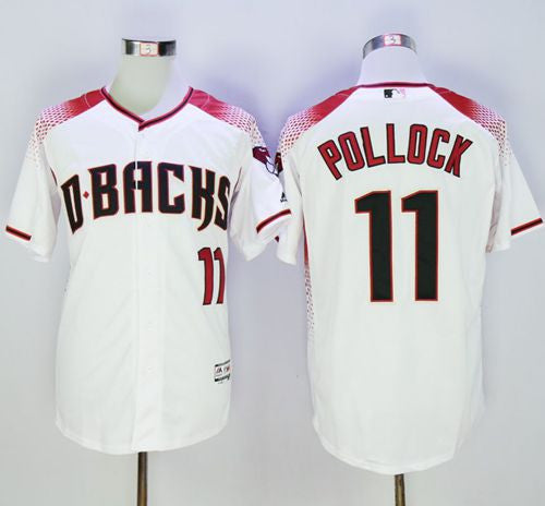 A. J. Pollock Arizona Diamondbacks white jersey
