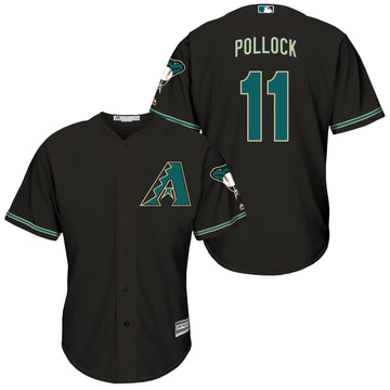 A.J. Pollock Arizona Diamondbacks black jersey