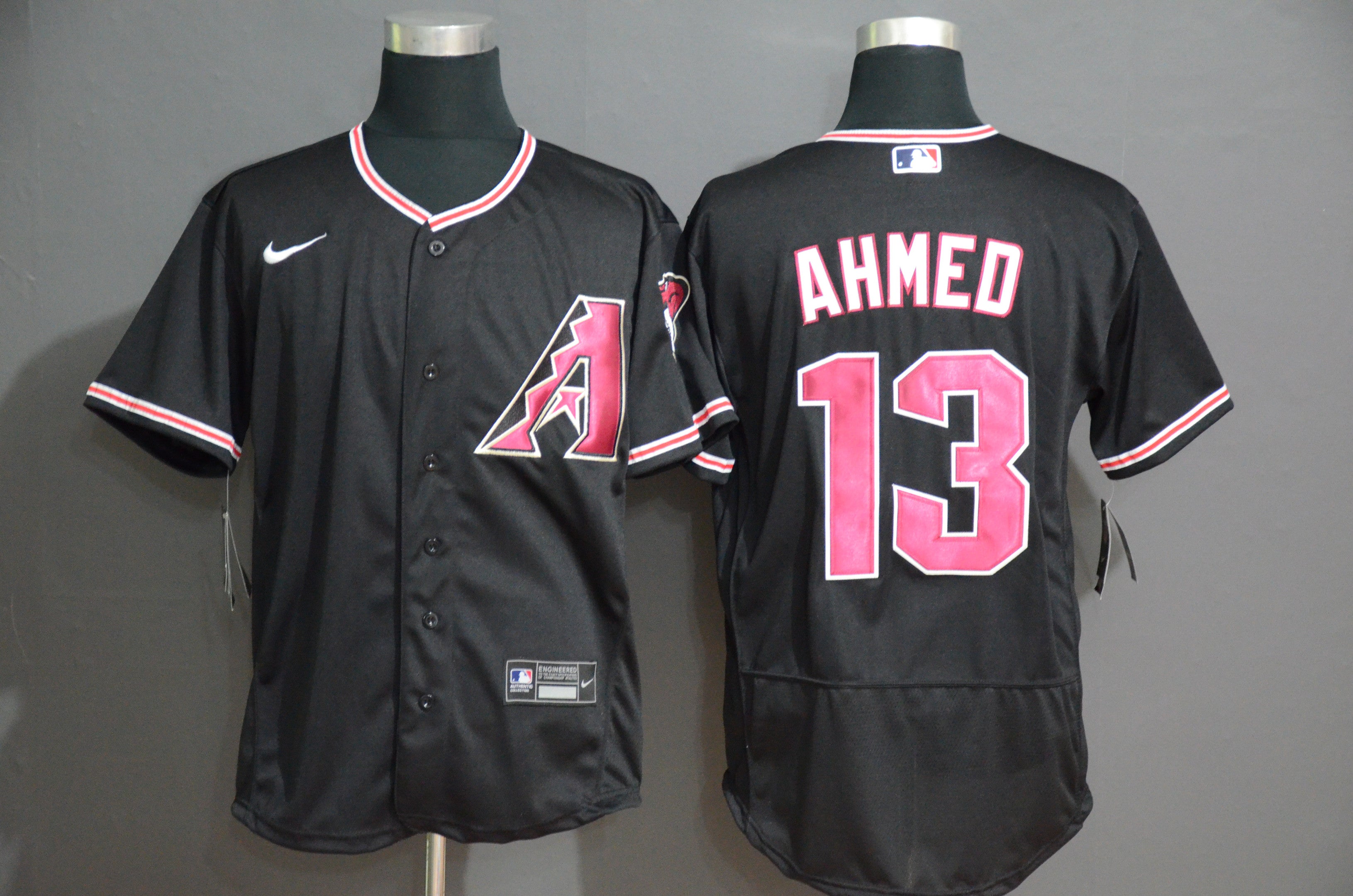 Nick Ahmed Arizona Diamondbacks black jersey