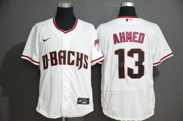 Nick Ahmed Arizona Diamondbacks white jersey
