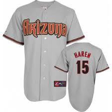 Haren Arizona Diamondbacks grey jersey