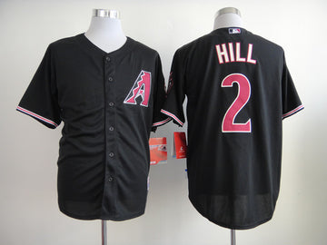Hill Arizona Diamondbacks black jersey
