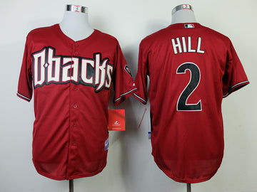 Hill Arizona Diamondbacks red jersey
