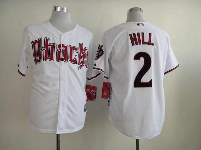 Hill Arizona Diamondbacks white jersey